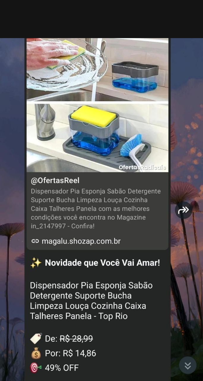 Oferta de dispensador de pia no grupo